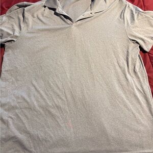 Old Navy Men's Light Gray Polo Shirt
